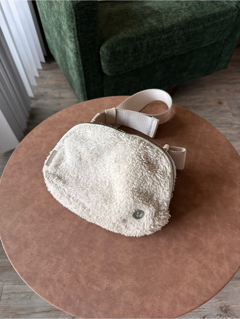 lululemon athletica Cream Sherpa Crossbody Bag